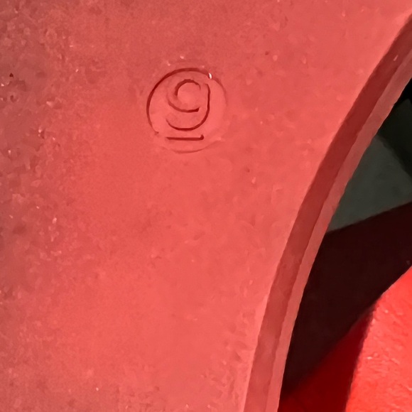 OLD NAVY women strap leather red sandals/size 9 - Picture 5 of 11